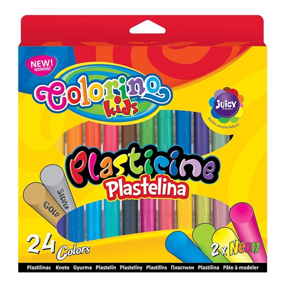 Plasticine round 12 colours Colorino Kids 42642PTR