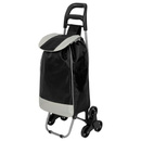 Wózek zakupowy na kółkach składany North Square Davidt's 732.325.34 Czarny