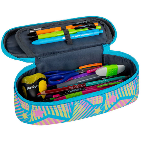 Pencil case CoolPack Campus Camo Mesh Yellow 98410CP No. B62068