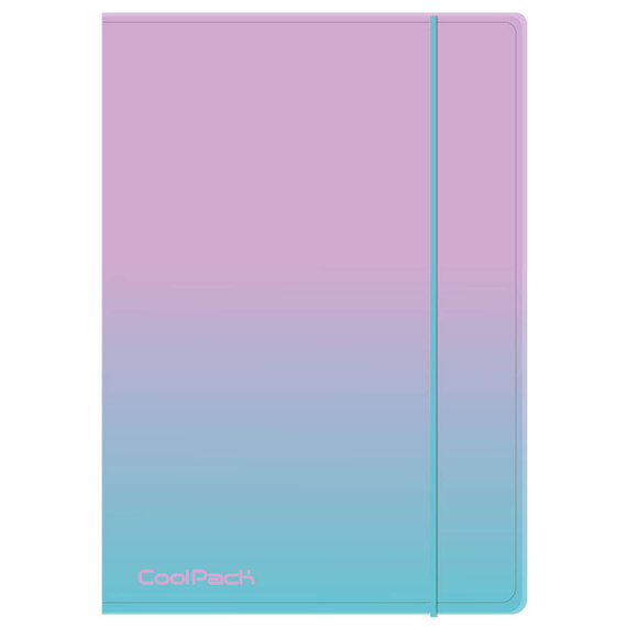 Teczka A4 z gumką Colorino Gradient Blueberry 03661CP