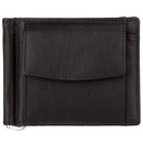 Banknotówka ciemny brąz z klipsem NP835 DARK BROWN