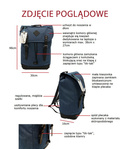 Plecak turystyczny Black Hawk jasnoszary BK-710