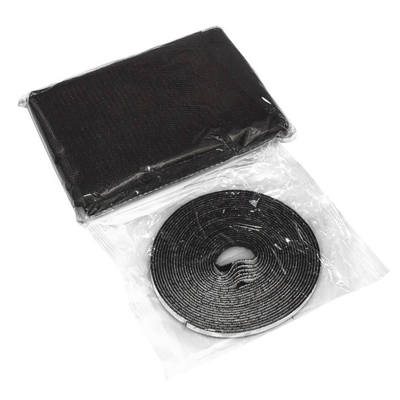 Moskitiera przeciw owadom Deluxa Garden 130 x 150cm czarna 12453