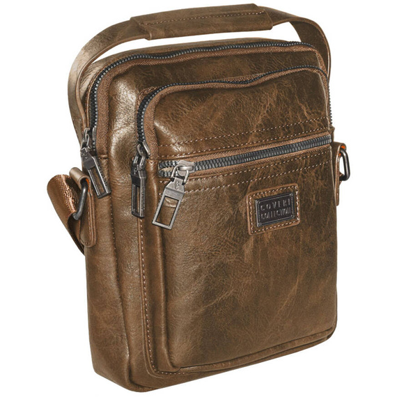 Torba męska na ramię Coveri CC5070-5_MARRONE jasnobrązowa