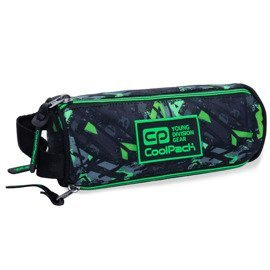 Three zippers pensil pouch CoolPack Omni Electric Green 21243CP nr B68099