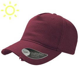 Czapka z daszkiem bejsbolówka CARGO BURGUNDY