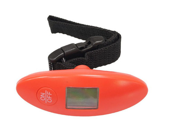 Elektroniczna waga bagażowa do 40 kg Leonardo 15151 Czerwona