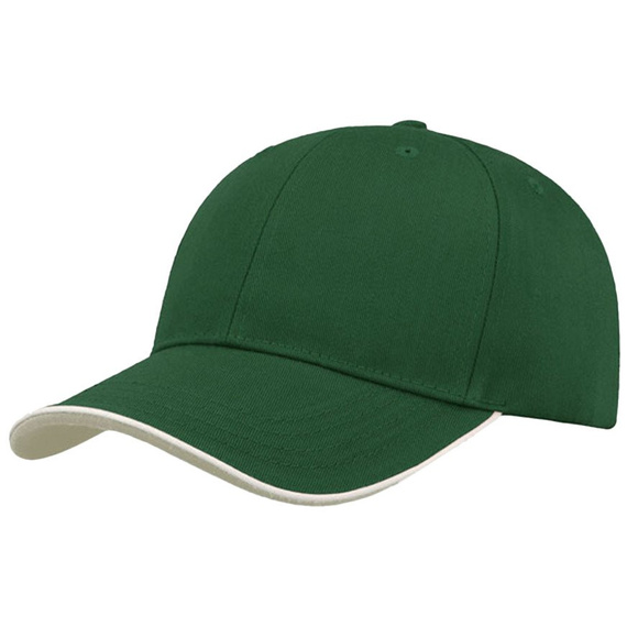 Czapka z daszkiem bejsbolówka ZOOM PIPING SANDWICH GREEN