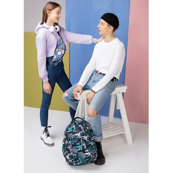 Plecak szkolny CoolPack Dart II Yellow Stars 52193CP C19134