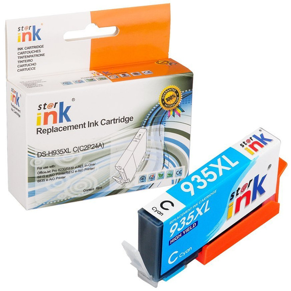Zestaw czterech tuszy atramentowych Starink zamienników do HP 935 XL (CMYK)
