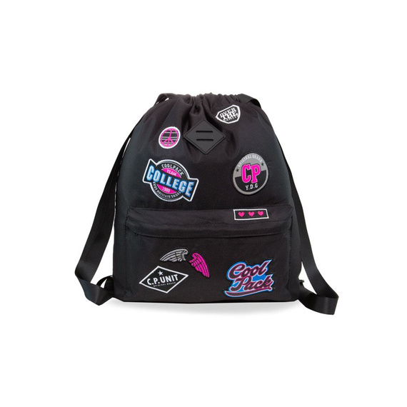 Plecak miejski CoolPack Urban Badges Girls Black 38487CP nr B73056