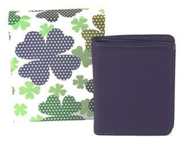 Portfel damski Centro Pelle fioletowy ML-8204 PURPLE