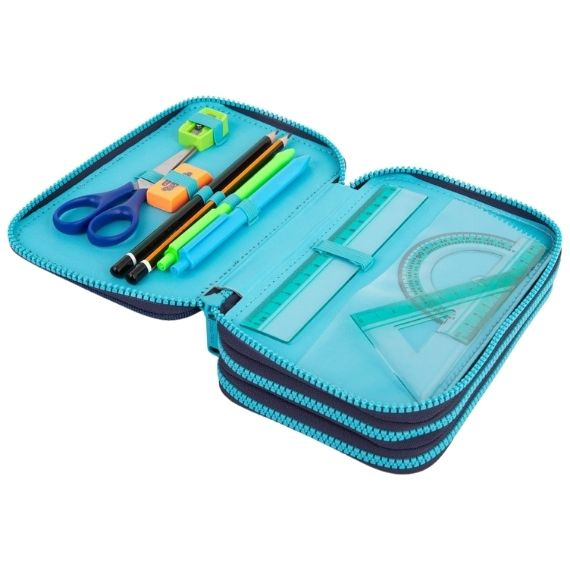 Piórnik potrójny z wyposażeniem CoolPack Jumper 3 Mrs Unicorn F067935