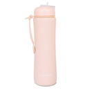 Bidon silikonowy Coolpack Pump 600 ml Powder Peach Z14650