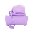 Bidon silikonowy Coolpack Pump 600 ml Powder Purple Z14648