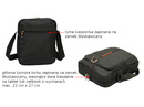 Torba męska na ramię raportówka New Bags czarna NB-5109