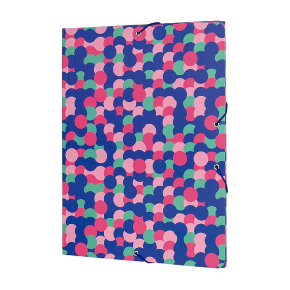 Teczka A4 cienka z gumką Milan Dotty 5130150DY