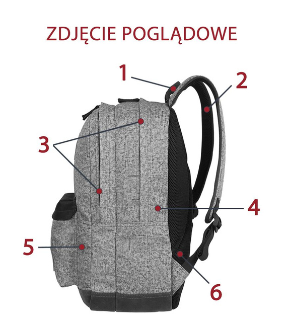 Plecak miejski Coolpack Scout Coral Net 12676CP nr A118