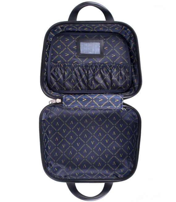 Kosmetyczka - kuferek usztywniany Vip Collection Seszele 14" Czerwona