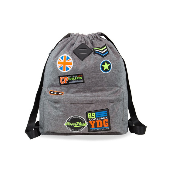 Backpack CoolPack Urban Badges Grey 26248CP No. B73052