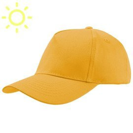 Czapka z daszkiem bejsbolówka KID START FIVE YELLOW