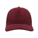 Czapka z daszkiem "trucker" RAPPER SUEDE BURGUNDY