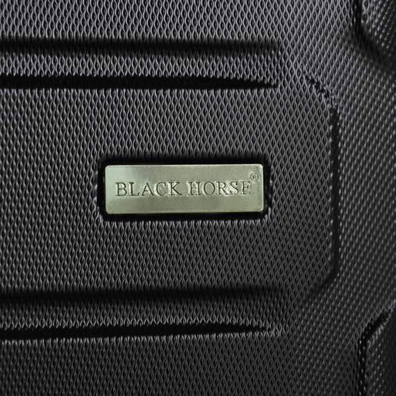 Kosmetyczka - kuferek usztywniany Black Horse Bentley 12" PT-0069-12 czarny