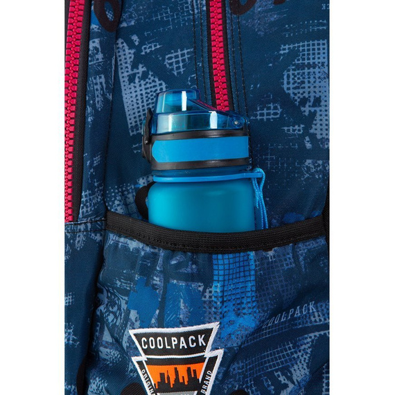 Plecak młodzieżowy Coolpack Bentley Badges Boys Blue 49506CP nr B24054