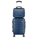 Mała walizka z ABS-u Black Horse Bentley 20" PT-0069-20 granatowa