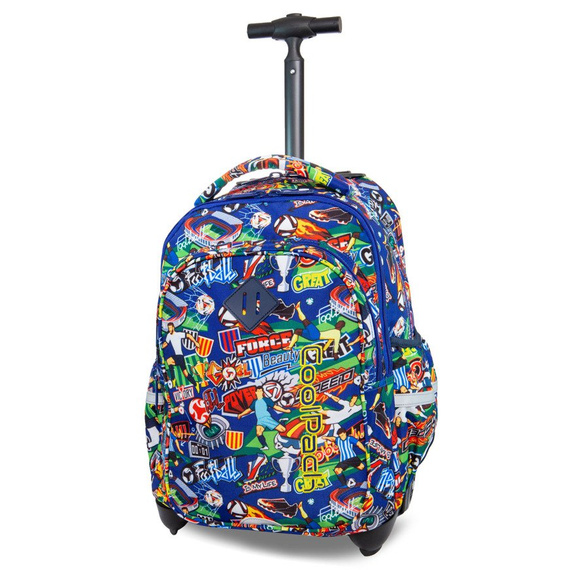 Plecak młodzieżowy na kółkach Coolpack Junior Football Cartoon 26743CP nr B28036