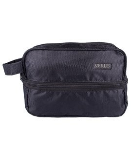 Kosmetyczka klasyczna Verus Monte Carlo 10'' Czarno-szara