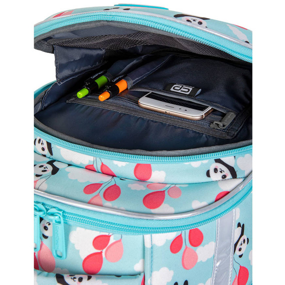 Plecak szkolny CoolPack Turtle Panda Ballons E15548