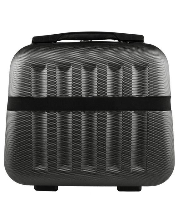 Kosmetyczka - kuferek usztywniany Vip Collection Benelux 14" Szara