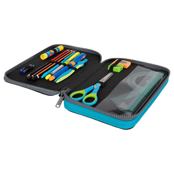 Piórnik szkolny podwójny z wyposażeniem CoolPack Jumper XL Apollo E77532