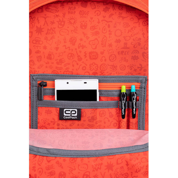 Plecak szkolny Coolpack Rider Orange F059644