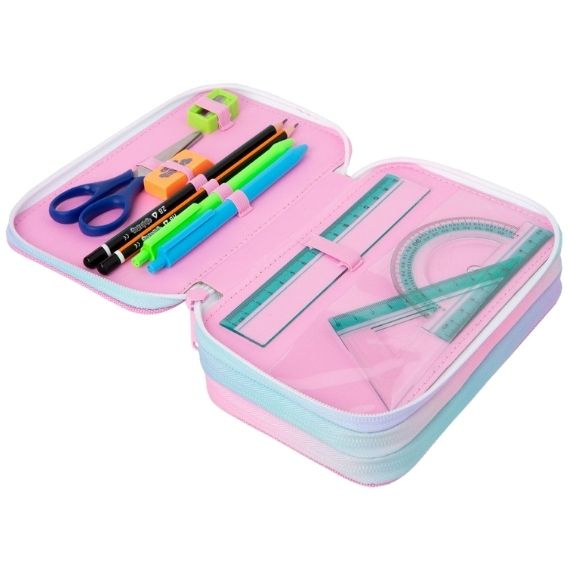 Piórnik potrójny z wyposażeniem CoolPack Jumper 3 Tie Die F067912