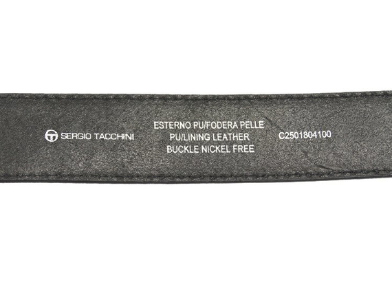 Pasek męski 110/125 Sergio Tacchini C2501804100 Nero Czarny