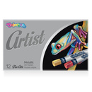 Pastele olejne Metallic ARTIST 12 kol. Colorino Kids 81162PTR