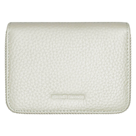 Etui na karty z piekiełkiem skórzane beżowe RFID KB29 BEIGE