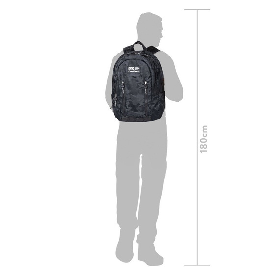 Plecak szkolny CoolPack Impact Grey Tone F031763