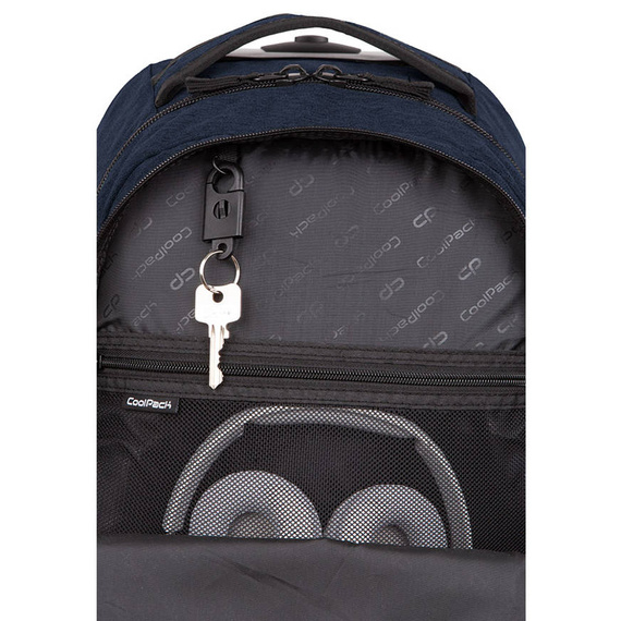 Plecak młodzieżowy na kółkach Coolpack Summit Dark Blue E85024