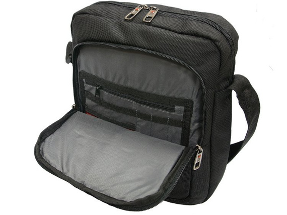 Torba męska na ramię raportówka New Bags czarna NB-5109