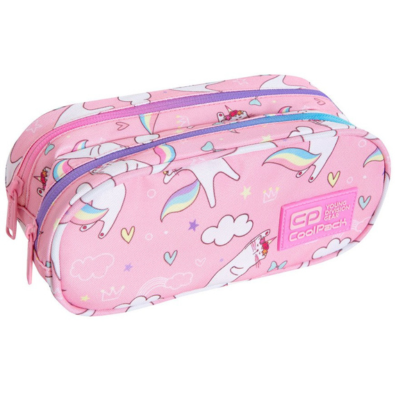 Piórnik szkolny dwukomorowy CoolPack Clever Pusheen 65124CP C65235