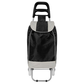 Wózek zakupowy na kółkach składany North Square Davidt's 732.325.34 Czarny