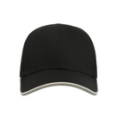 Czapka z daszkiem bejsbolówka ZOOM PIPING SANDWICH BLACK