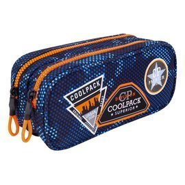 Piórnik szkolny Coolpack Duke Badges Boys Navy 49339CP B65153