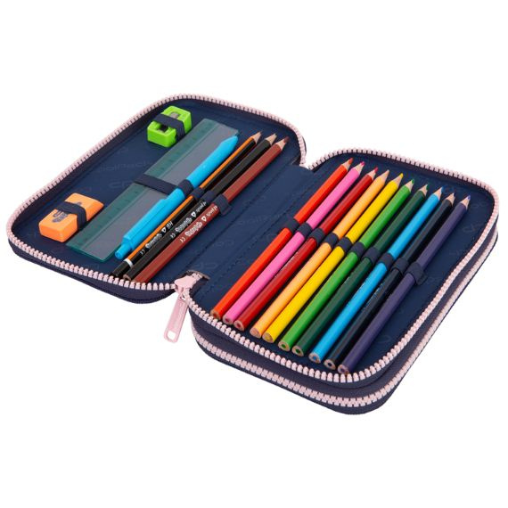 Piórnik szkolny podwójny z wyposażeniem CoolPack Jumper 2 Elisabeth F066933