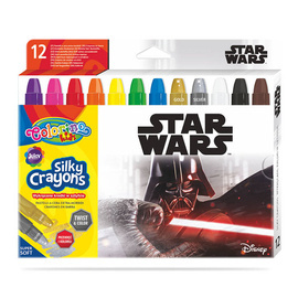 Kredki wykręcane żelowe w sztyfcie 12 kol. Star Wars Colorino Disney 89557PTR