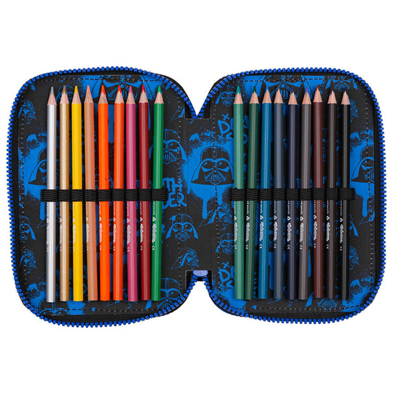 Piórnik potrójny z wyposażeniem Coolpack Jumper 3 Disney Core Star Wars F067779