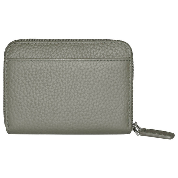 Etui na karty z piekiełkiem skórzane szare RFID KB29 GREY